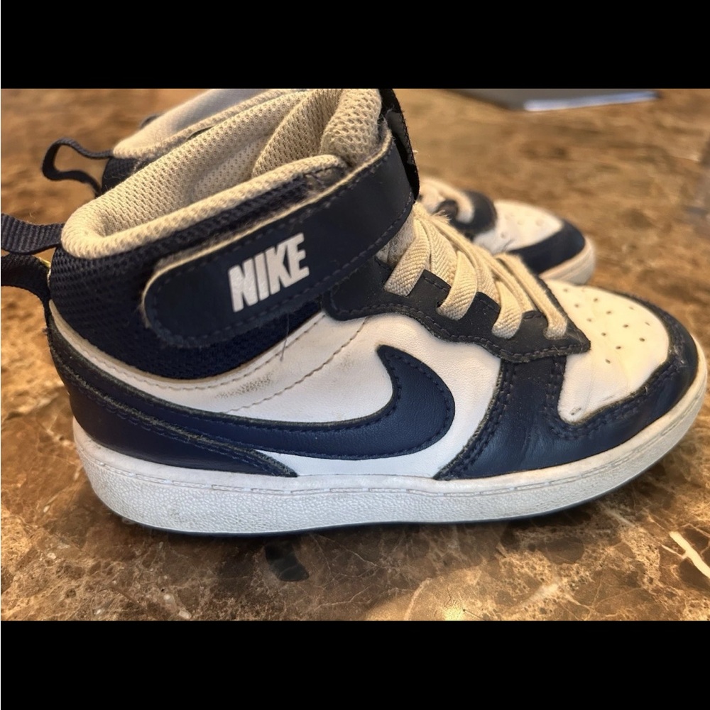 Nike Kids Blue and White Sneakers